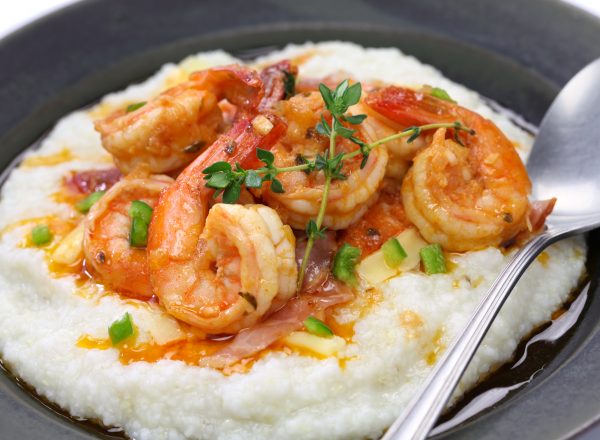 Yummy Lowcountry shrimp and grits