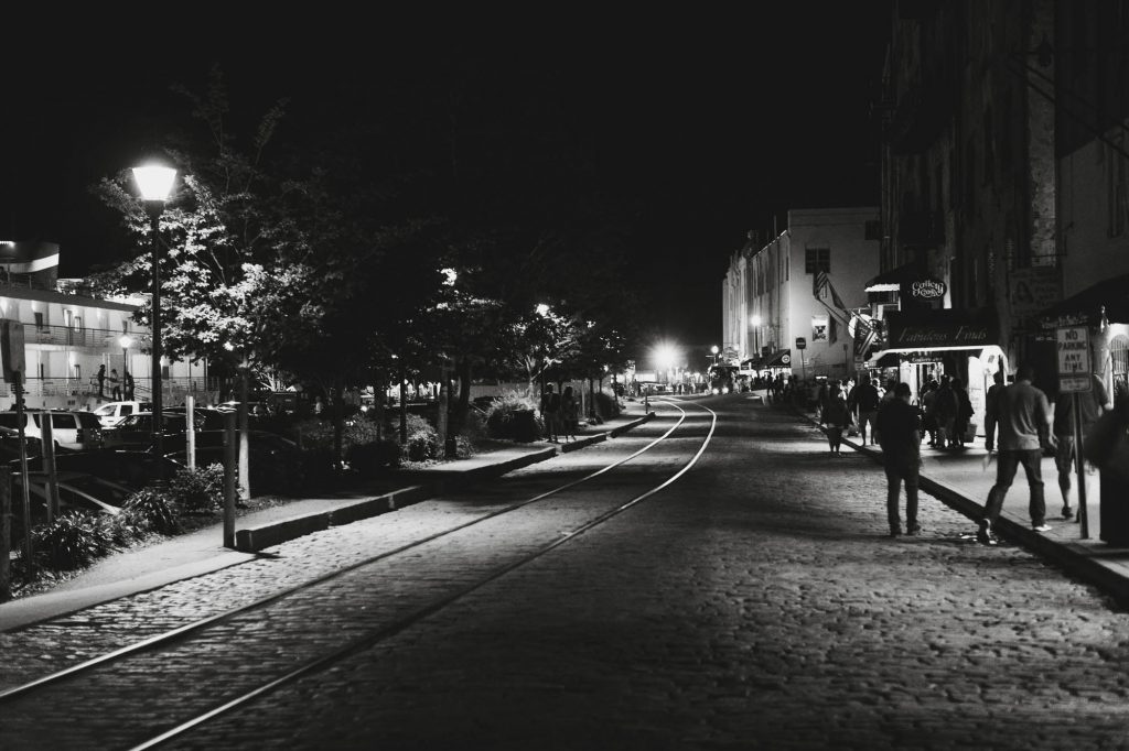 Savannah at night